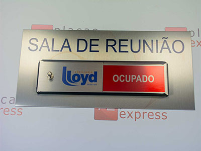 Placa de sinalização